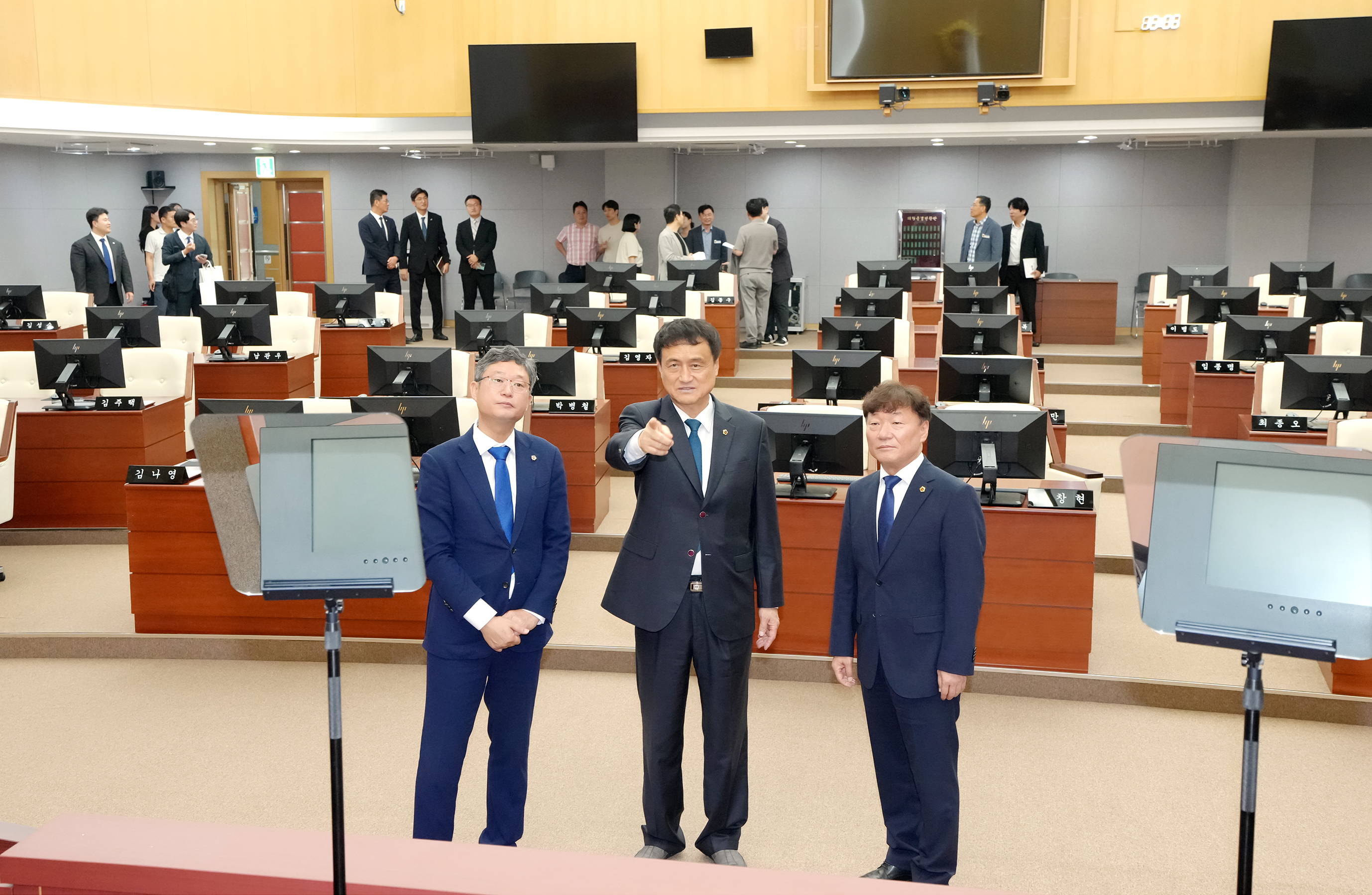 26.07.24. 김희수 의장, 경기 및 세종 의장과 광역의회 발전 논의 4