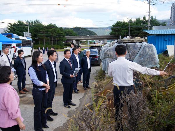 24.10.10. 기획행정위 공유재산 관리계획 대상지 현지 확인 3