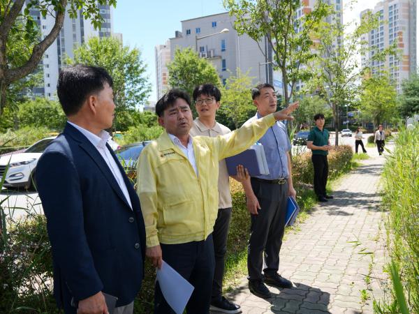 24.07.29. 이서 지사울공원 공영주차장 조성사업 현지확인 2
