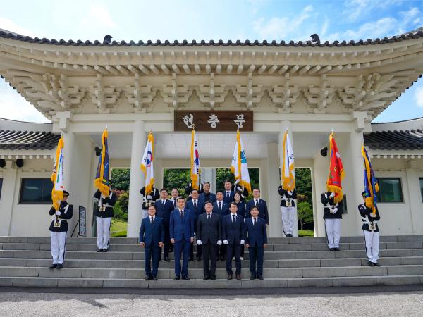 24.07.01. 제12대 전북특별자치도의회 후반기 의장단, 상임위원장단 임실 호국원 참배 2