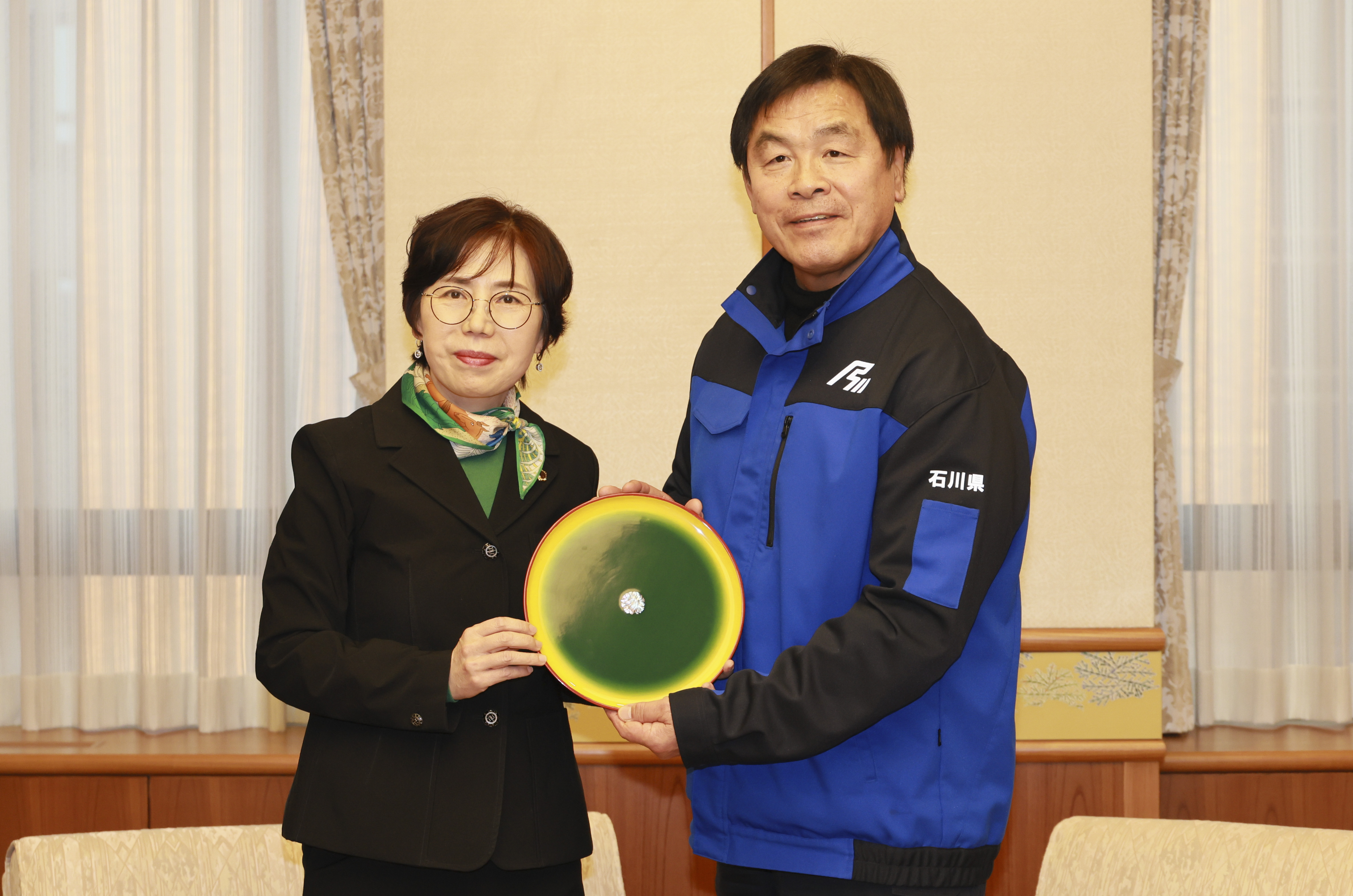 24.03.15 국주영은 의장 지진피해지역 일본 이시카와현 위로 방문 3