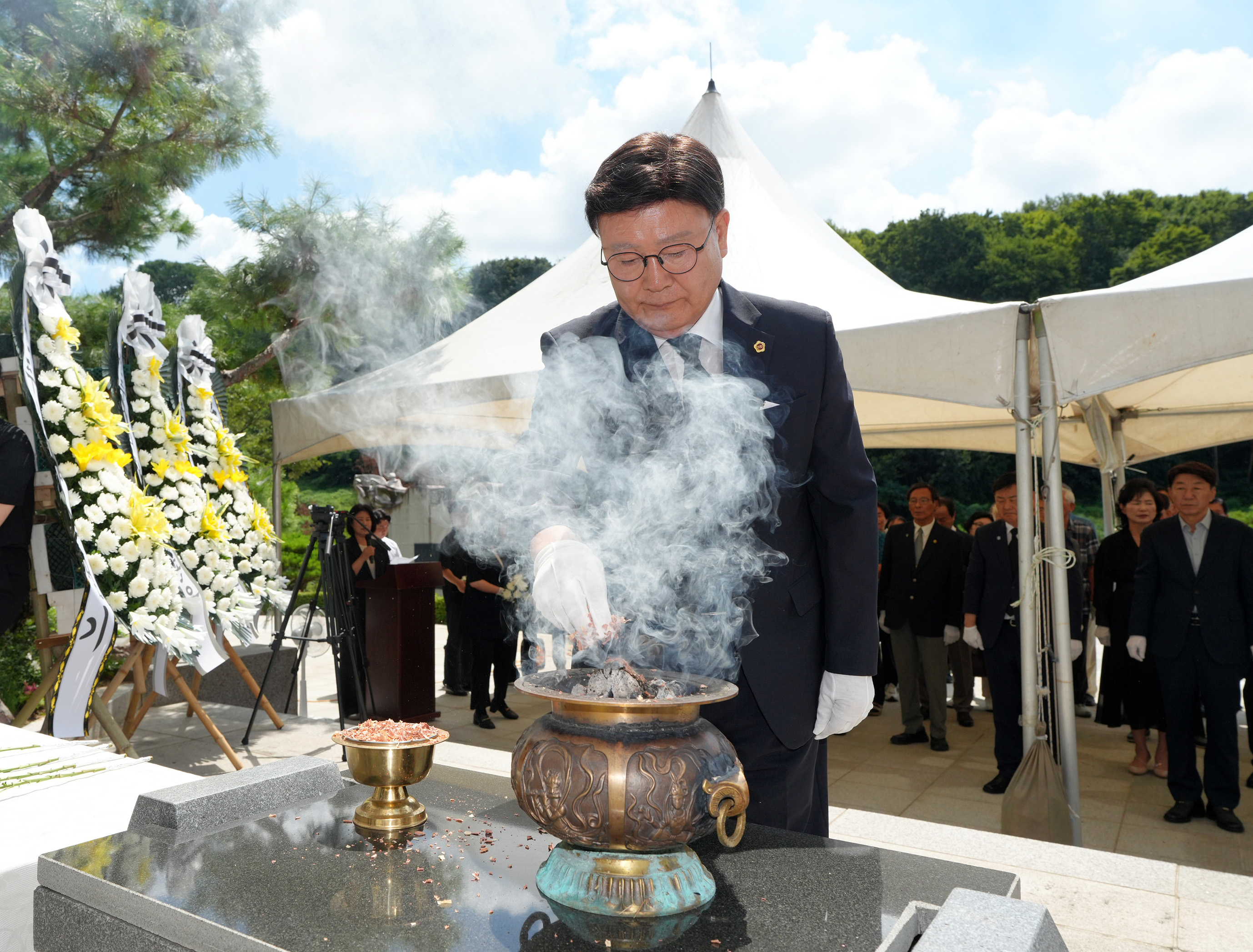 25.08.15. 제80주년 광복절 전북독립운동추념탑 참배 1