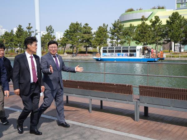 25.04.16. 대한민국시도의장협의회 인천 송도 현지 시찰 2