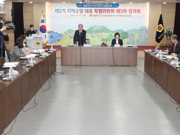25.04.10. 대한민국시도의장협의회 제2기 지역소멸 대응 특위 제3차 정기회 2