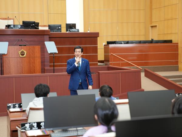 25.04.15. 무주초등학교 도의회 방문기념 2